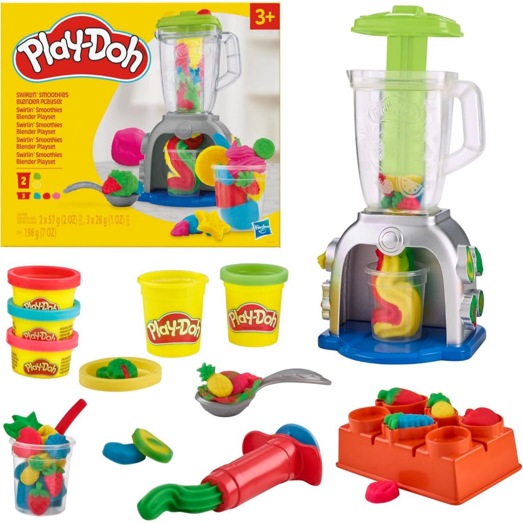 

Play-Doh Swirlin' Smoothies Blender Playset, Modeling Compound