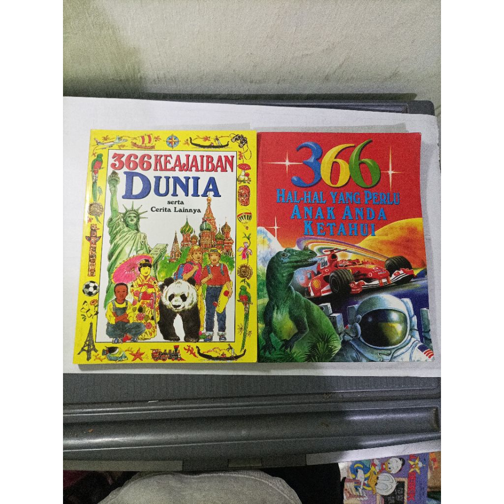 Buku 366 Hal hal yang perlu anak anda ketahui dan 366 Keajaiban dunia /harga per buku
