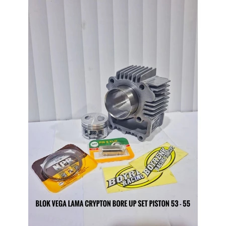PAKET BORE UP BLOK CRYPTON JUPITER LAMA VEGA R LAMA BORING LUAR DIAMETER 59 - BOYRENK RACING CONCEPT