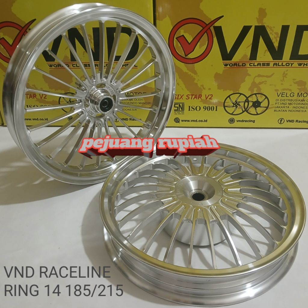 VND VELG RACING RACELINE RING 14 185/215 HONDA VARIO BEAT SCOOPY GENIO SPACY