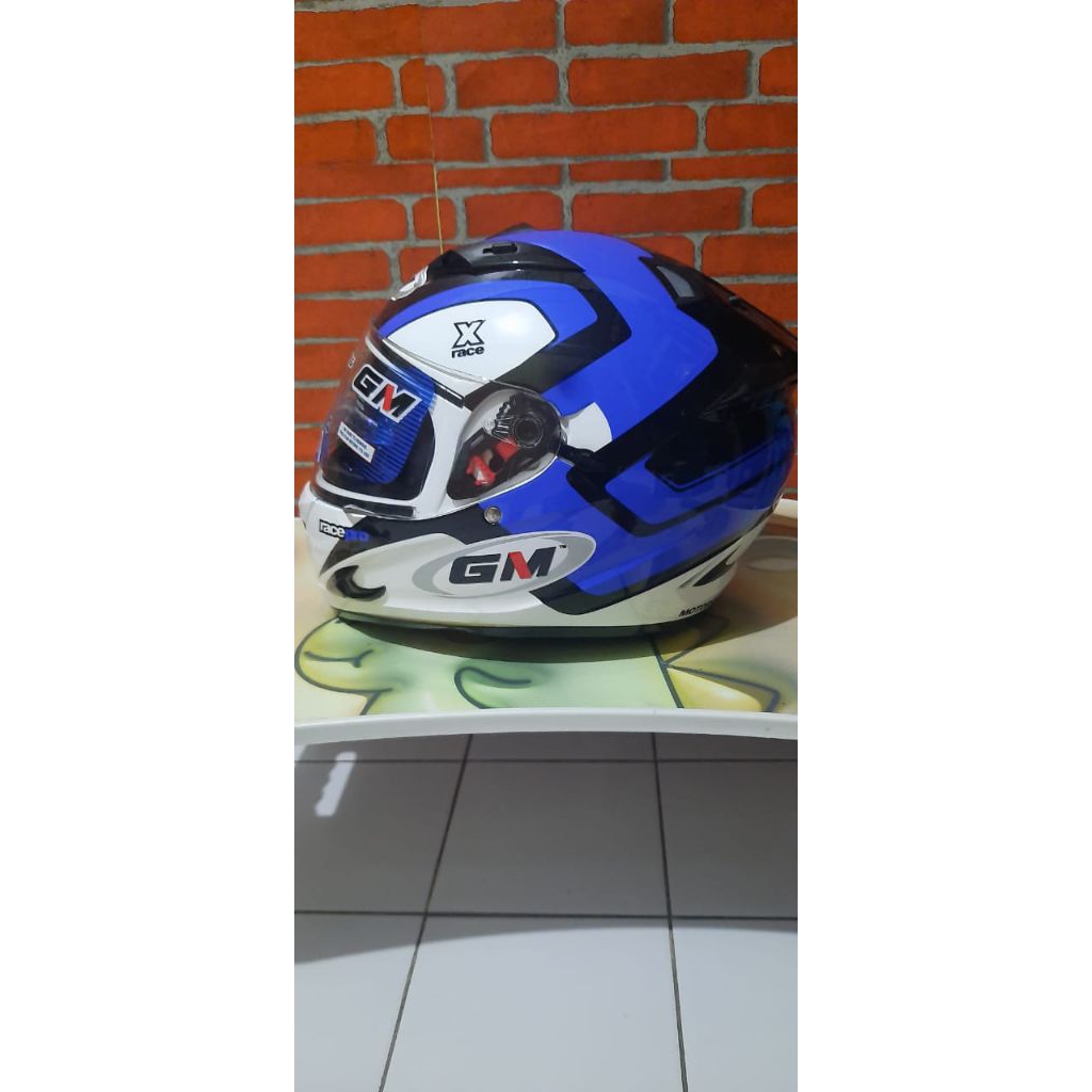 Helm GM full face double visor ukr M