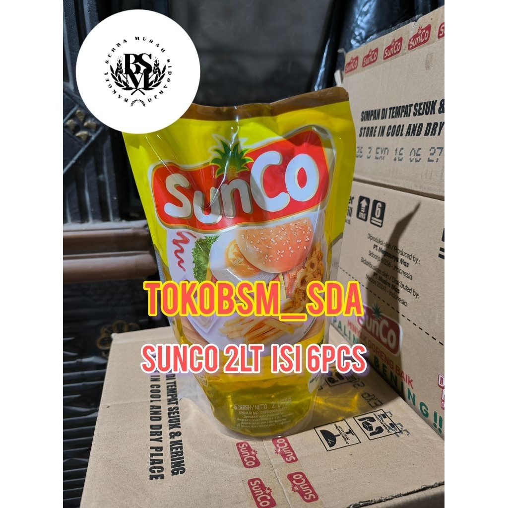 

(KHUSUS INSTAN) MINYAK SUNCO 2LT 1 DUS