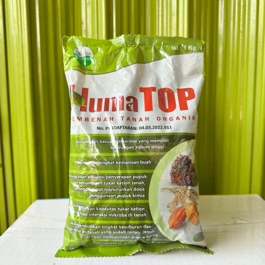 HUMATOP 1 Kg - Asam Humat Humatop / Humit Acid Murni Berkualitas Tinggi dan Pembenah Tanah