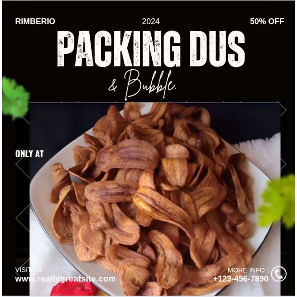 

Kripik Sale pisang 500gr / 1kg packing dus dan bubble