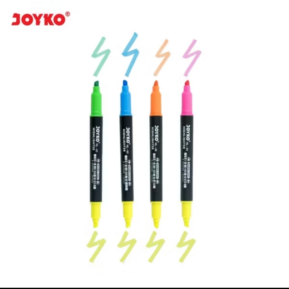 

Joyko Highlighter Double Color Penanda Berwarna 2 Tip Warna Stabilo