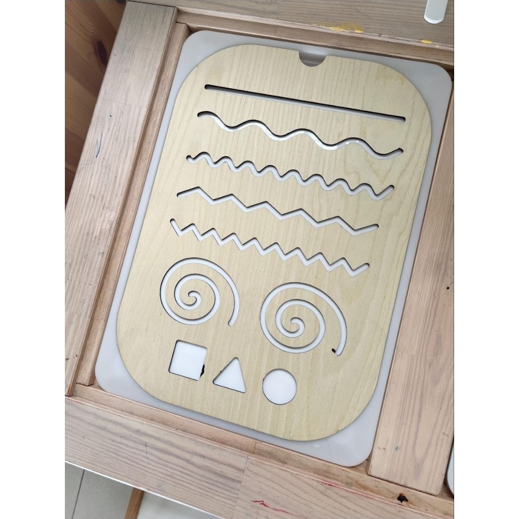 

Flisat table insert tutup box trofast (prewriting set)