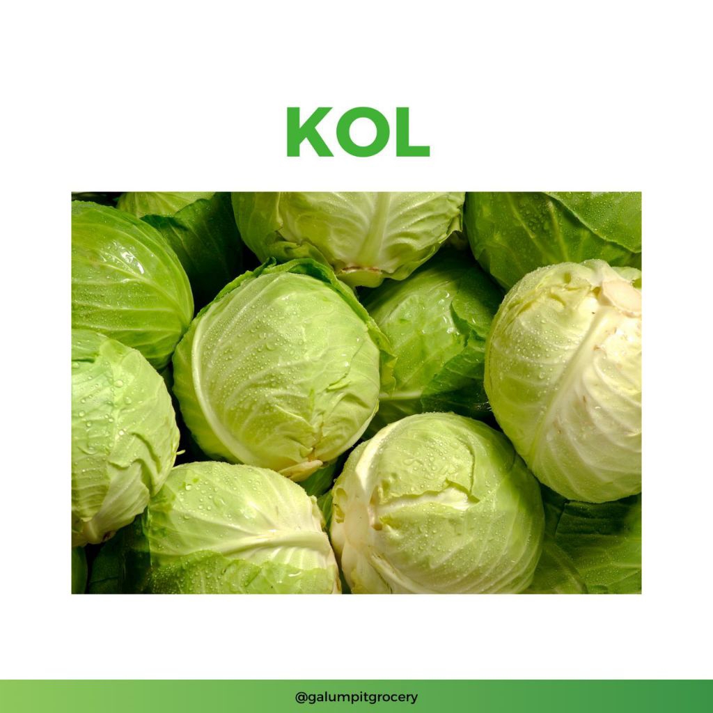 

Kol Kubis Hijau Segar 400-500gr | Kirim Instant Bandung Timur