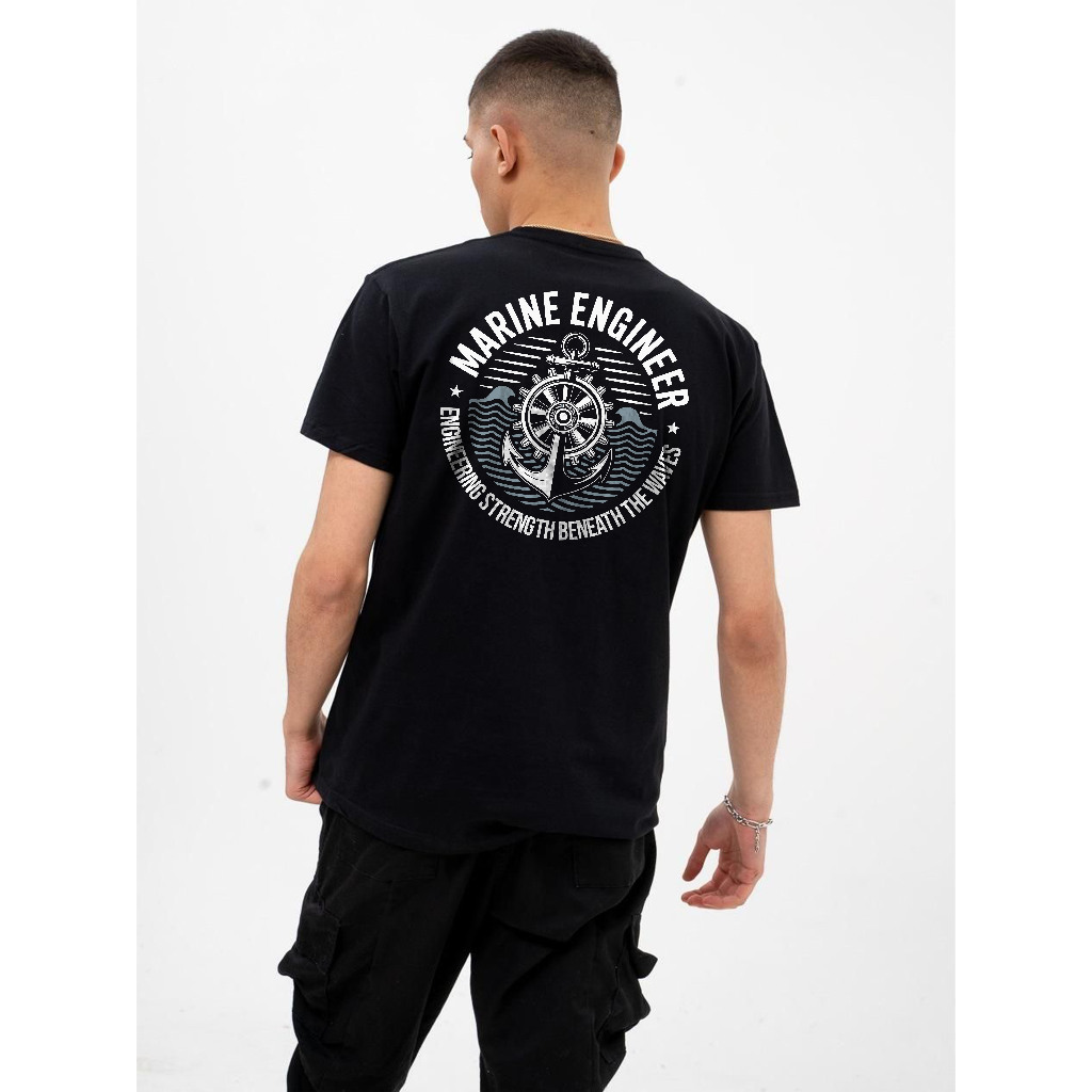 Kaos Marine Engineer Engineering Strength Beneath the Waves | Kaos Teknik Mesin Kapal Lengan Pendek