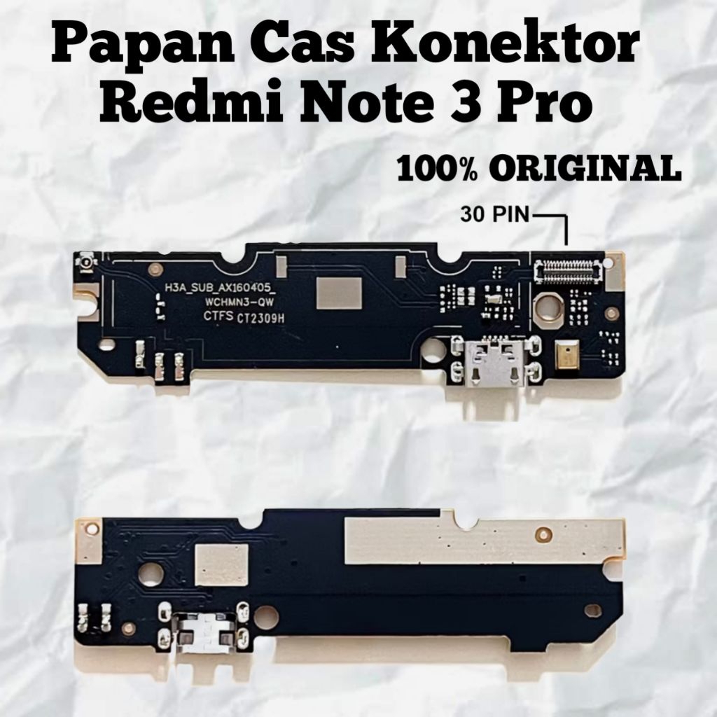 Papan Cas Charger Redmi Note 3 Pro  Original Konektor Port Cas Board Sparepart HP