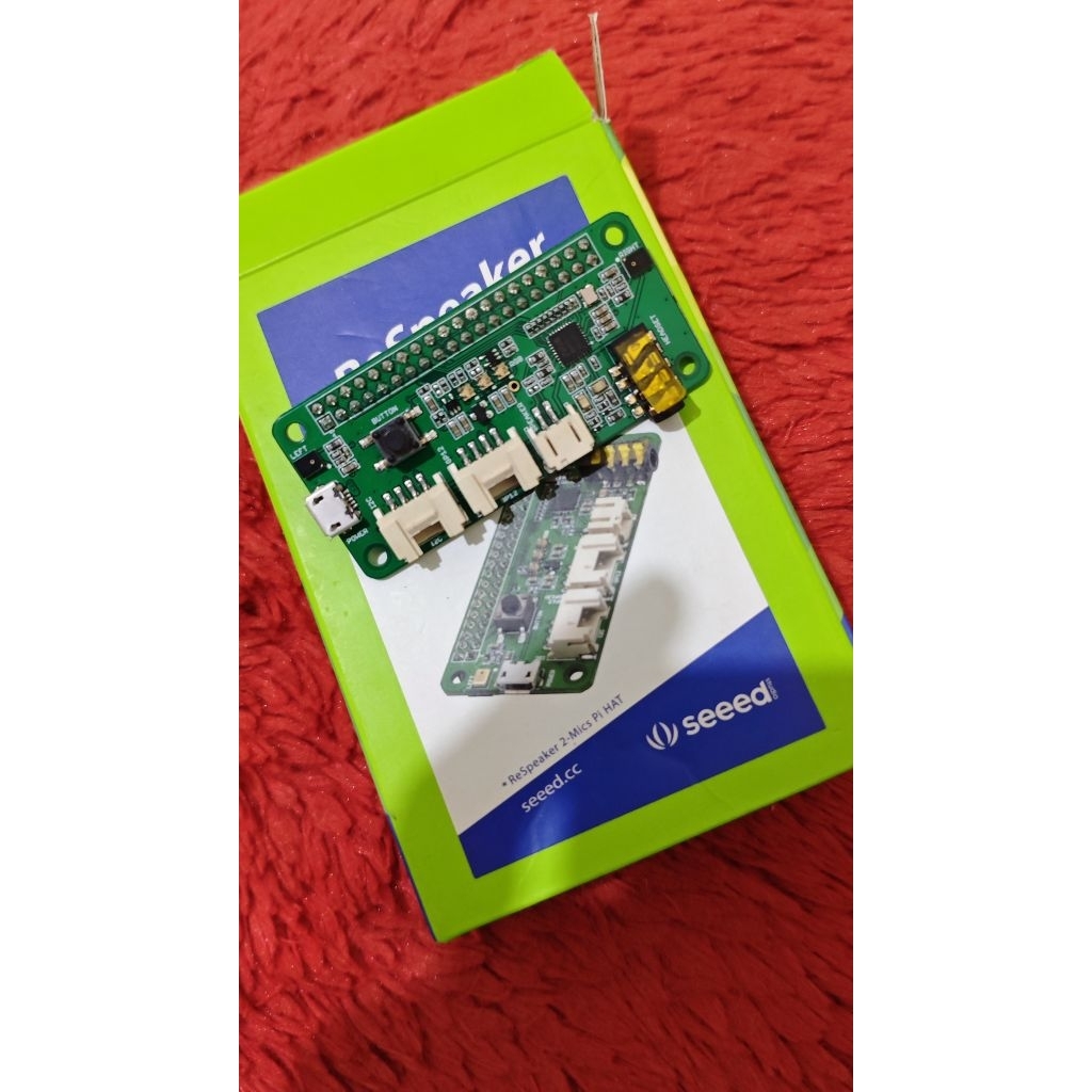 RESPEAKER 2 MICS PI HAT V1.0 Untuk raspberry PI Bekas Normal