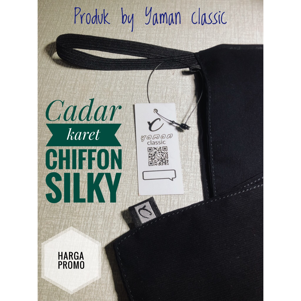 cadar karet dewasa chiffon silky