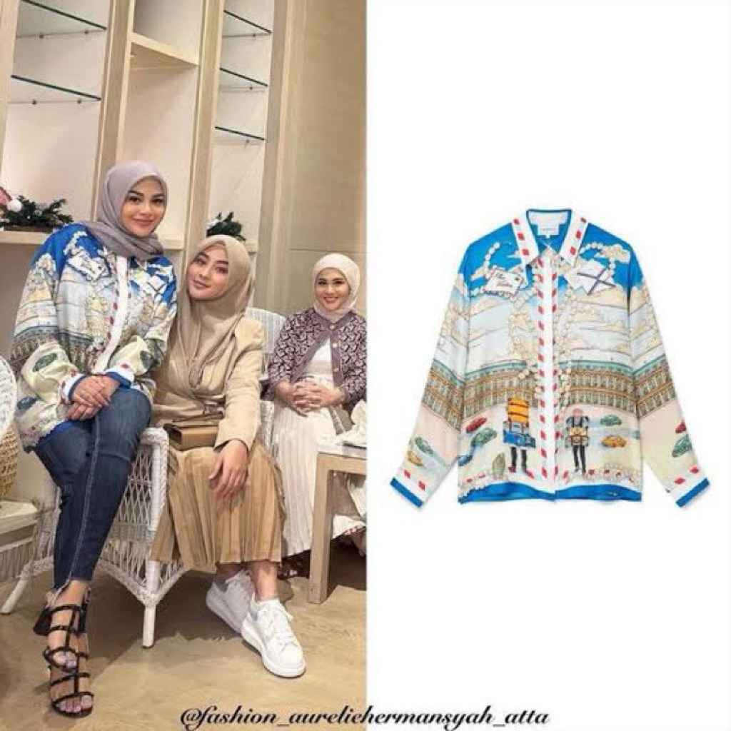 [New] Kemeja Casablanca Multicolor
