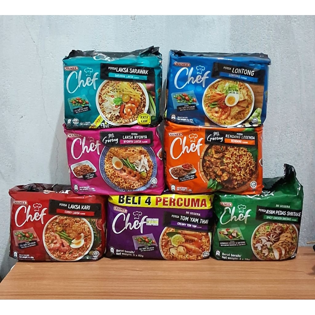 

MAMEE CHEF READY STOCK MIE INSTANT KUAH/GORENG