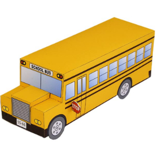 DIY Papercraft School Bus / Bis Sekolah Craftown