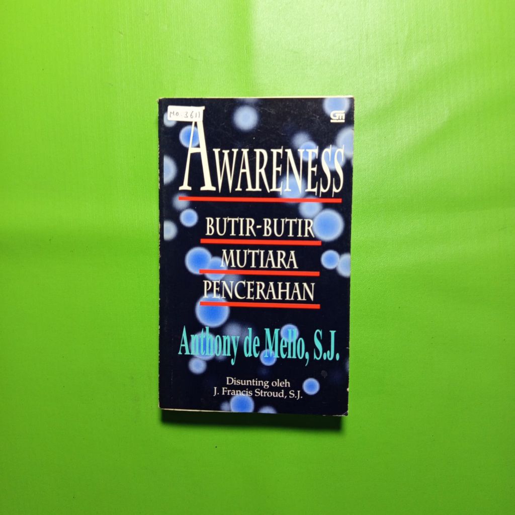 ORIGINAL Buku Awareness: Butir-butir Mutiara Pencerahan - Anthony de Mello