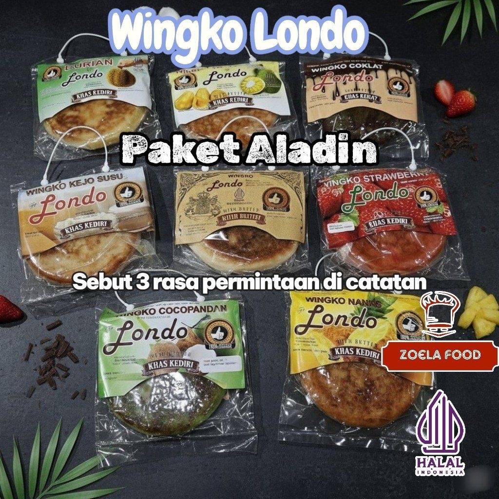 

Wingko Babat Wingko LONDO khas Kediri paket 3 Varian rasa by request