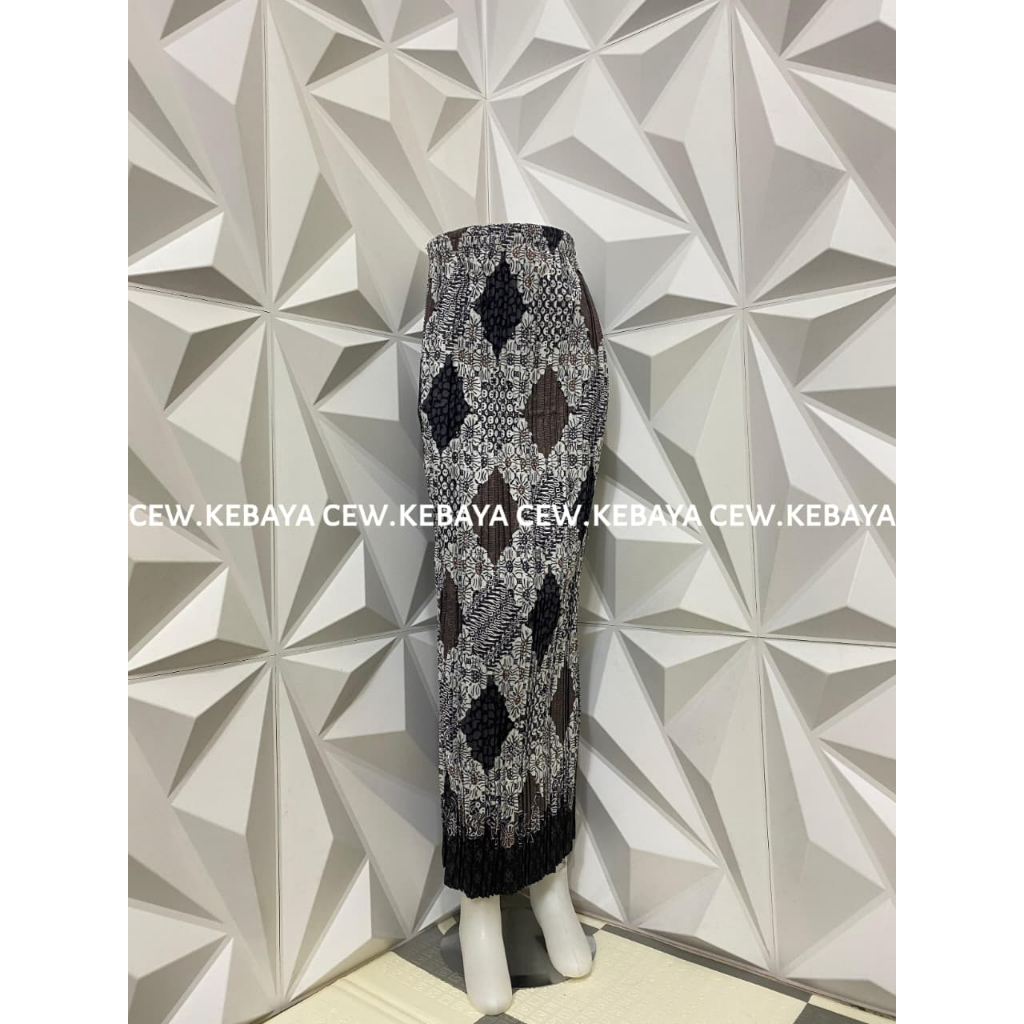 Rok Plisket Batik Bawahan Kebaya Buat Pesta, Rok Plisket Batik Murah Banyak Motif Elegan