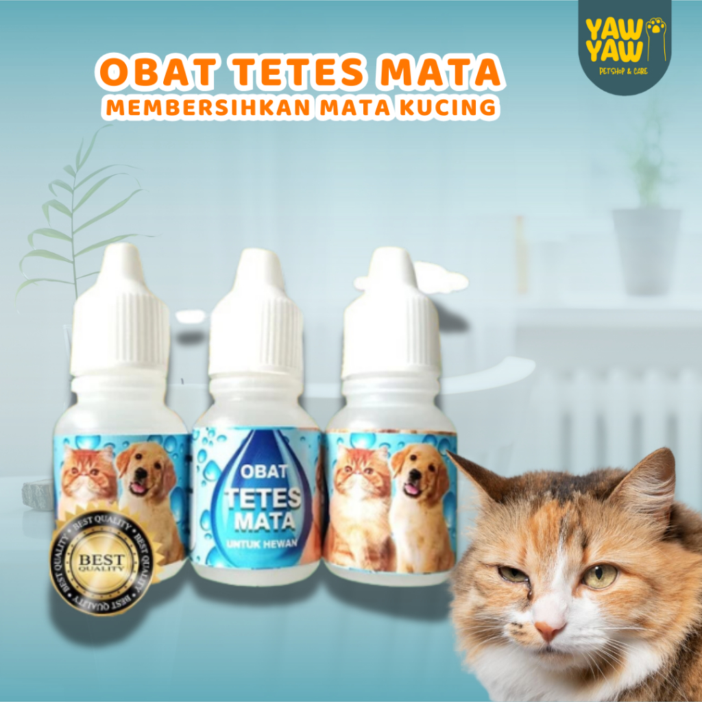Obat Tetes Mata Kucing Kelinci Anjing Anti Iritasi Kucing Obat Belekan Obat Mata Belekan Kitten