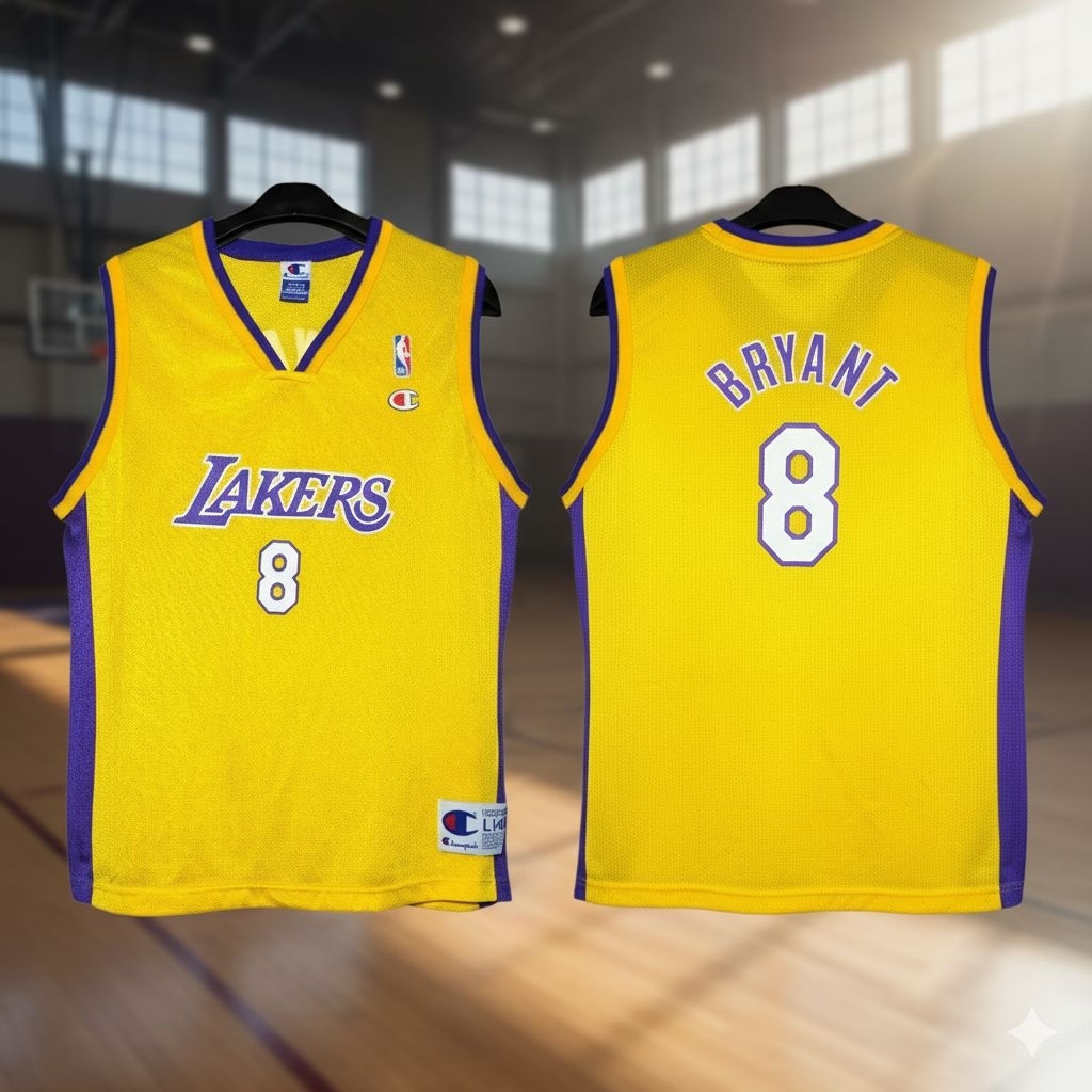 LA Lakers Los Angeles Jersey Basket NBA Kobe Bryant 8 Original