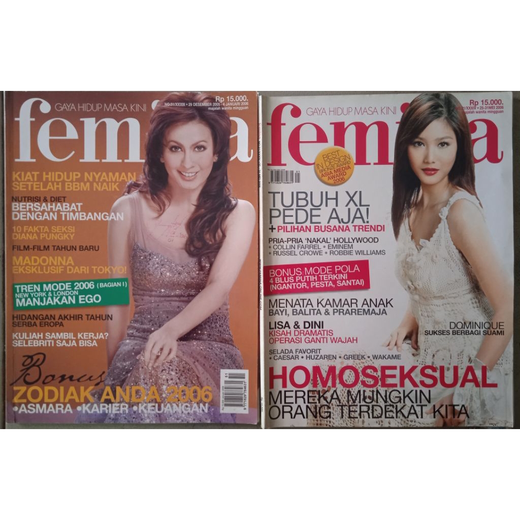 Majalah Femina Edisi Tahun 2006