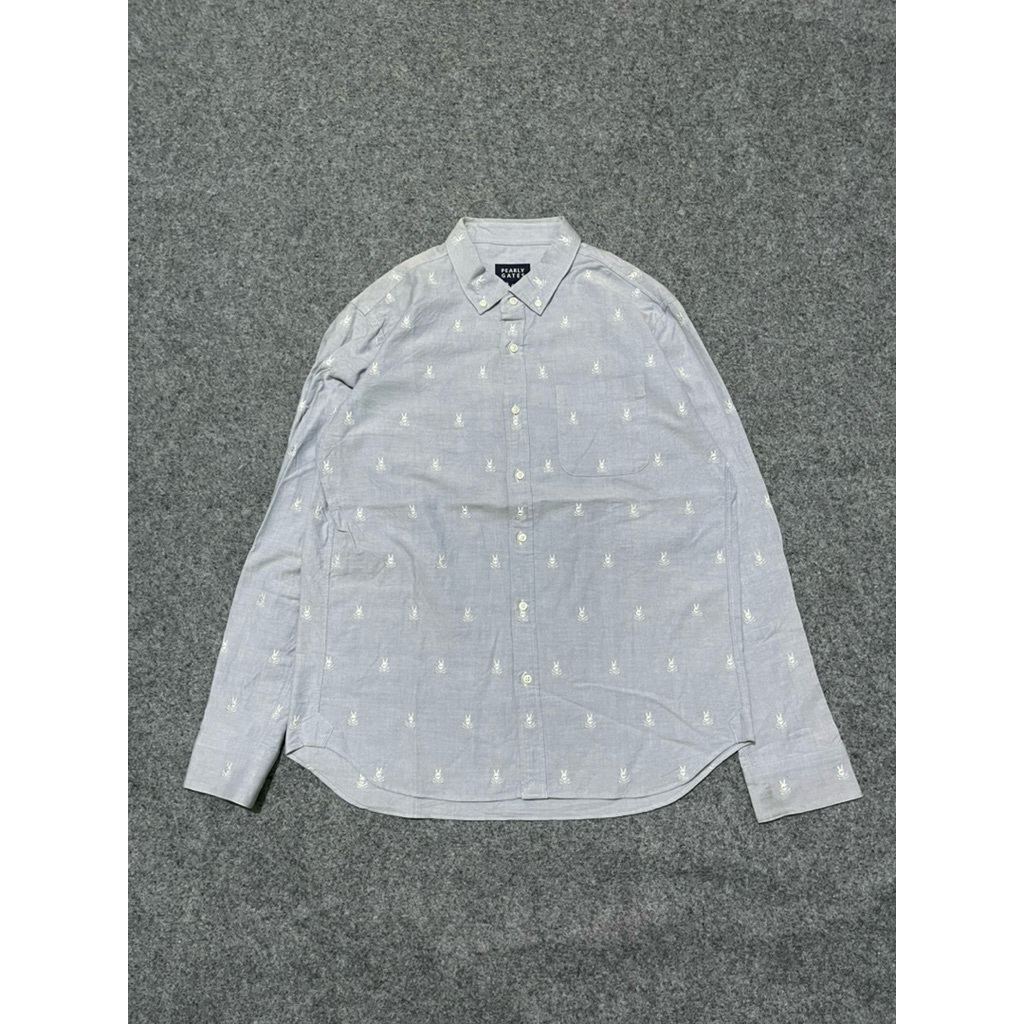 Kemeja lengan panjang Pearly Gates full print second