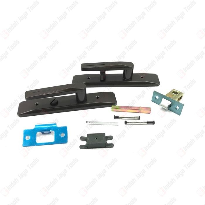 SLOT PINTU ALUMUNIUM 30MM EASTGUARD HITAM/GAGANG KUNCI PINTU RUMAH KAMAR MANDI WC TOILET EASTGUARD A
