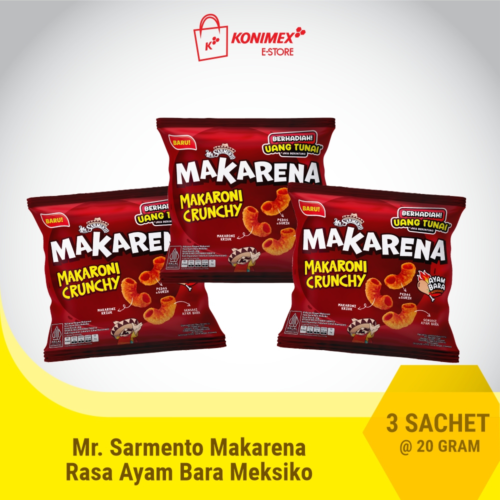 Makarena Ayam Bara Mr Sarmento 20g 3 sachet