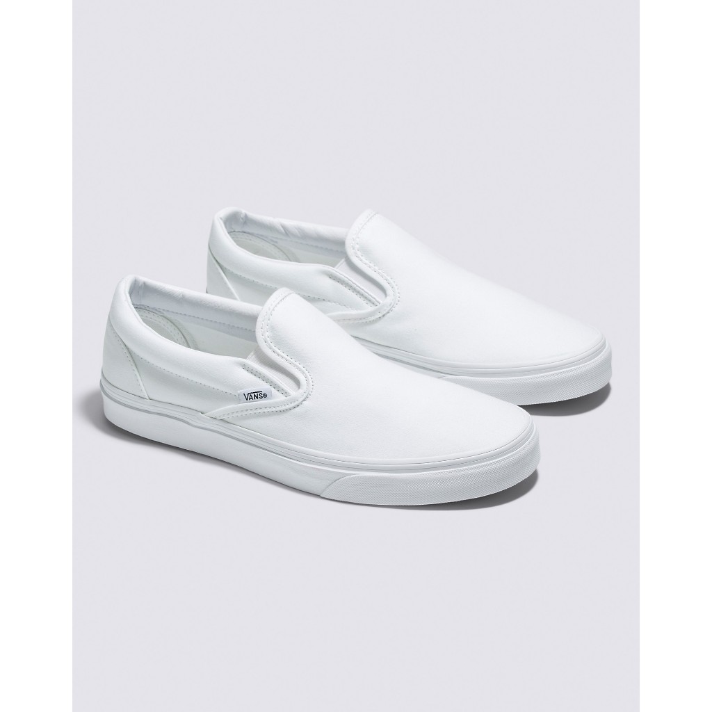 [ TERLARIS ] SEPATU PRIA SLIP ON CLASSIC FULL WHITE NBIB SEPATU WANITA SLIP ON KASUAL PUTIH POLOS PR