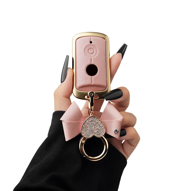 Cover Remote Kulit Premium Paduan Seng Untuk Yamaha Nmax / Aerox / Lexi / Fazzio / Freego / Filano 2