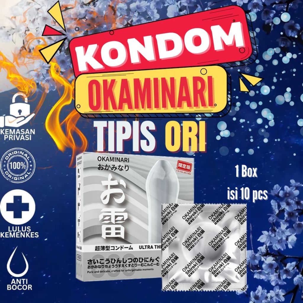 Kondom Okaminari Super Tipis Original 001 Murah