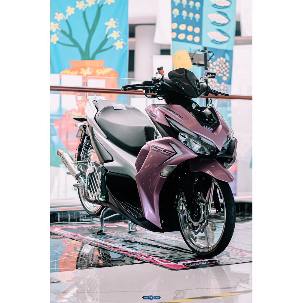 standar satu dan dua chrome aerox new