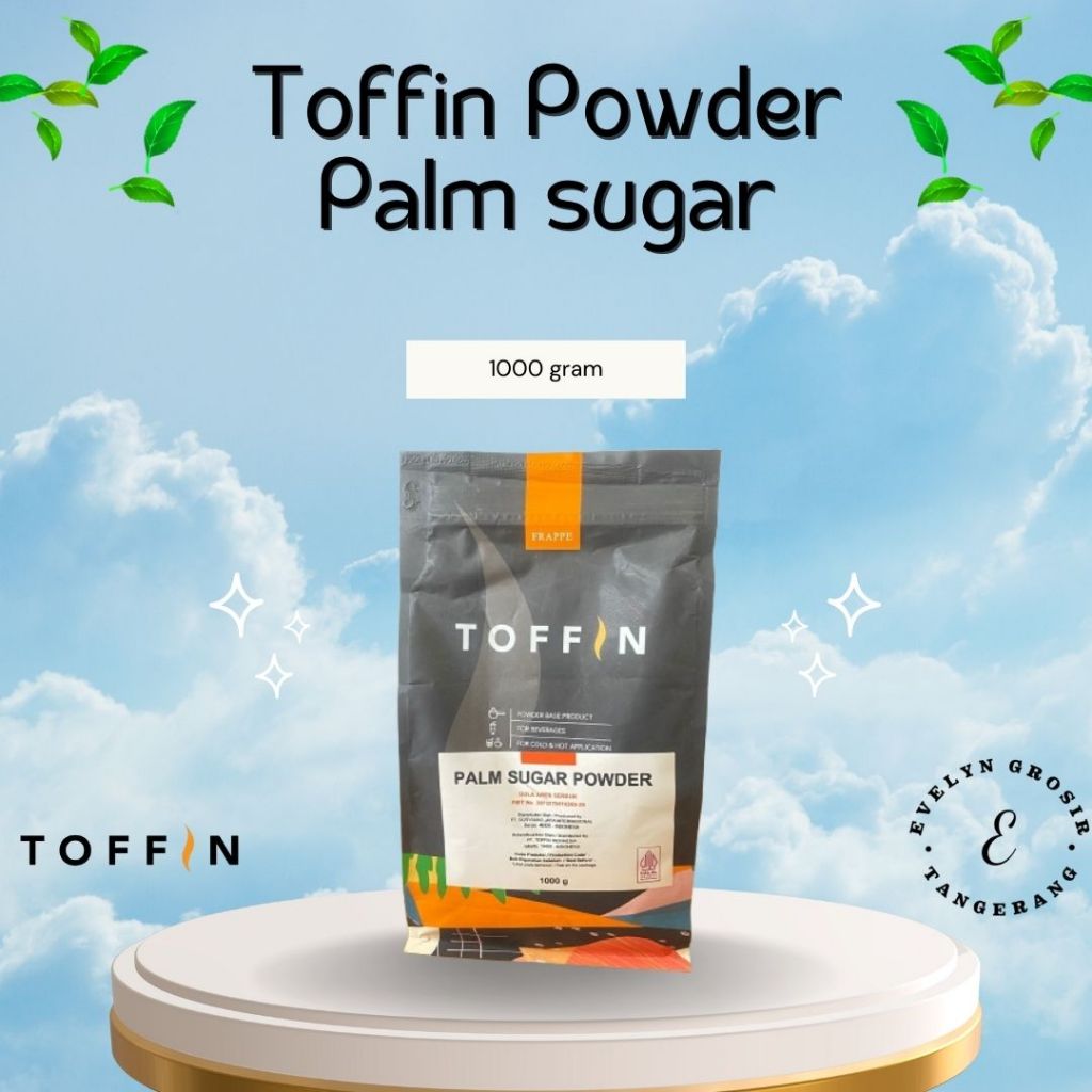 

Toffin Frappe Organic Aren Sugar Powder 1000g - Bubuk Gula Aren
