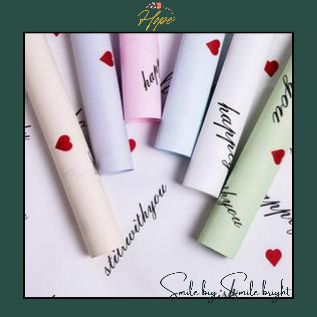 

Hopepaper.id - Wrapping Paper Kertas Buket Kado Bunga Florist Cellophane KB6166