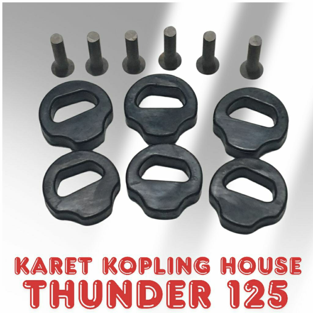 KARET RUMAH KOPLING HOUSE + PAKU KELING THUNDER 125