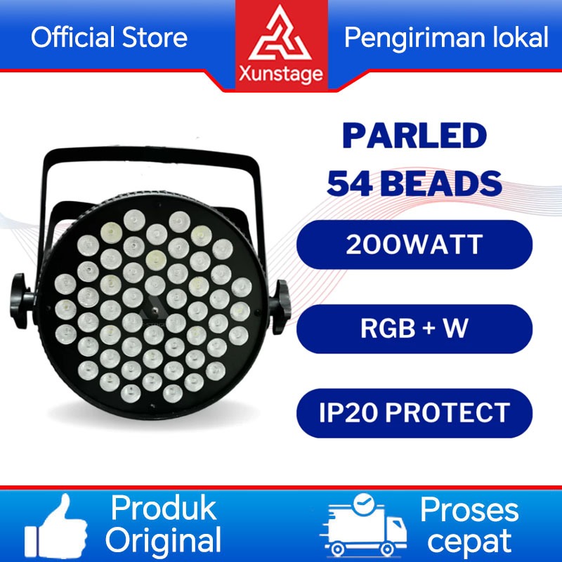 Xunstage Parled 54 Beads RGB W Bar Lounge Cafe Diskotik LED Dugem Indoor Billiard Lampu Gantung Lamp