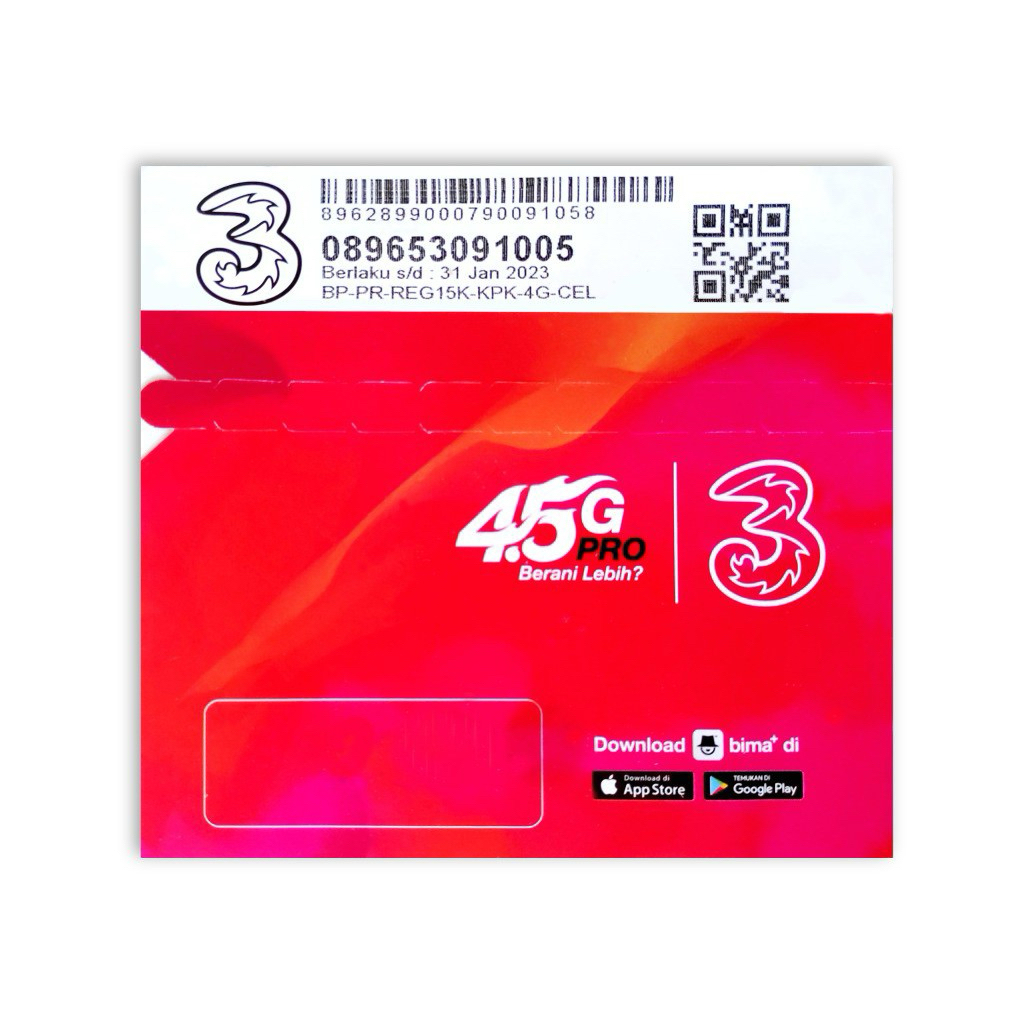 

Kartu Perdana Tri kosongan fress