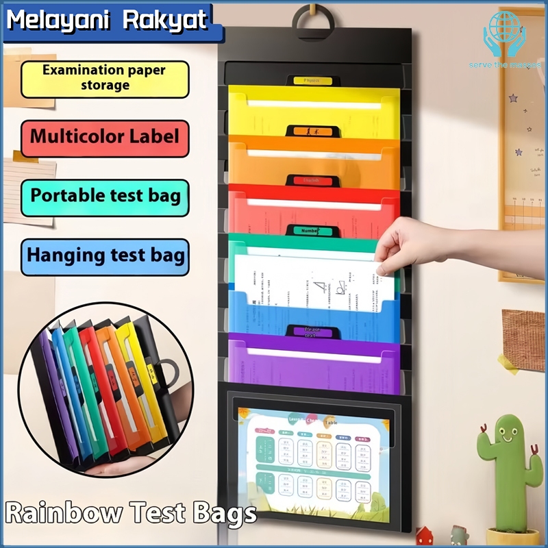 Untuk Sekolah Kantor Rumah 6 Kisi Rak File Gantung A4 - Anti Air Rak Dokumen Gantung Folder File