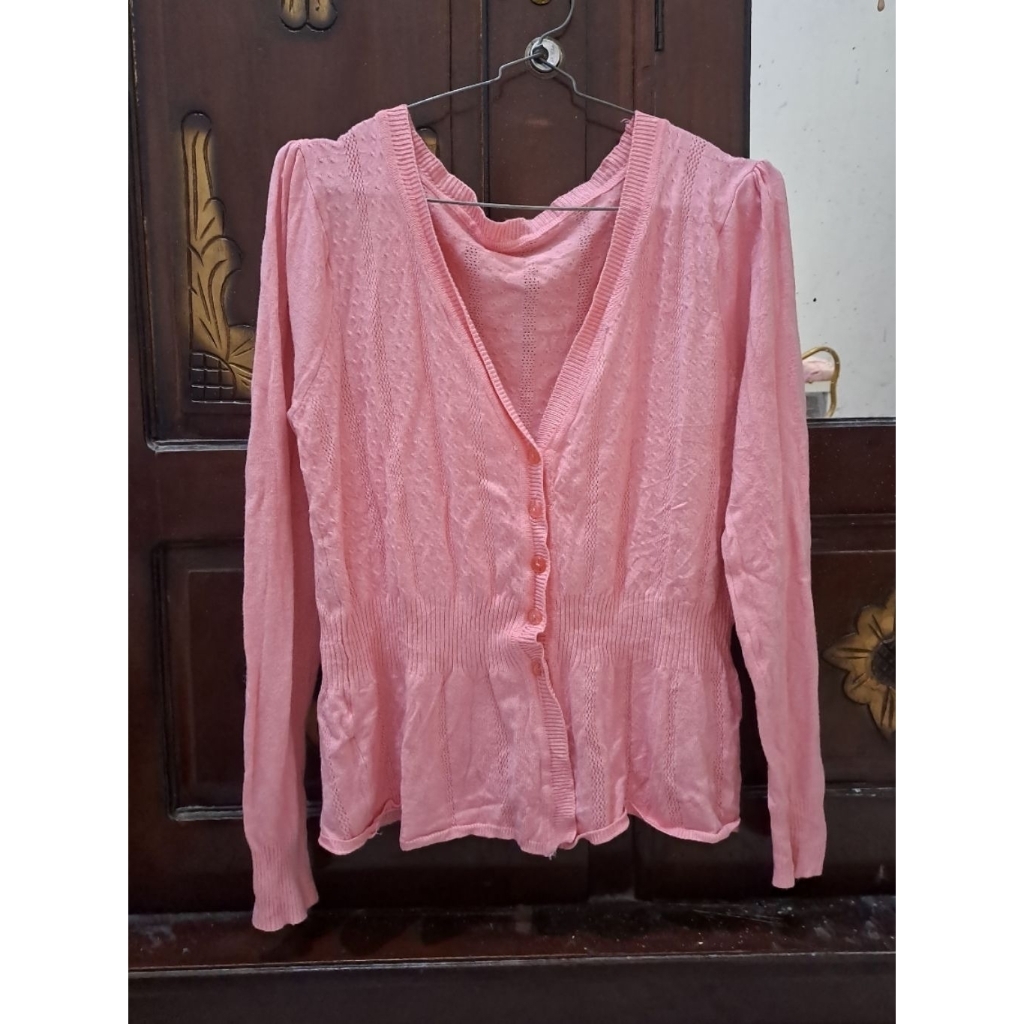 preloved cardigan pink