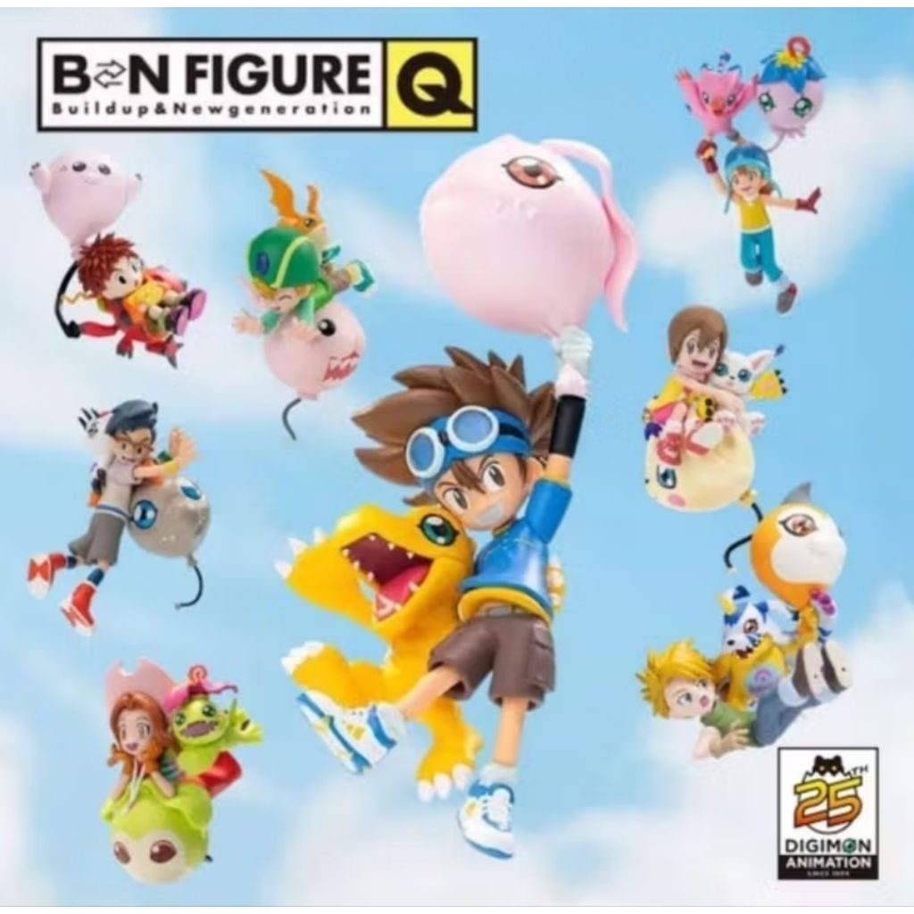 Bandan BN Figure Q Digimon Adventure 25th Anniversary Selected BNQ Digimon Adventure