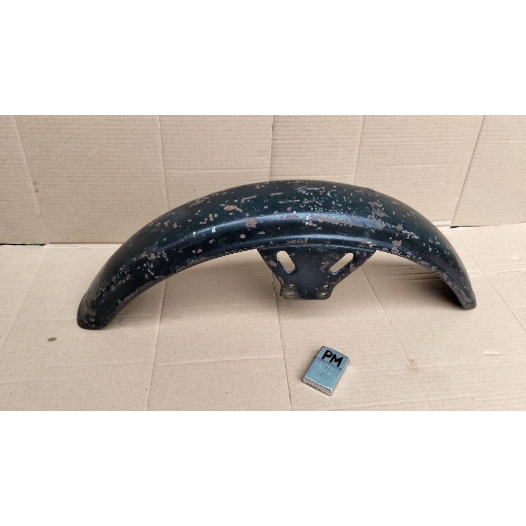 Spakbor slebor depan Yamaha RX King kobra 1982 1983 asli hitam original F2 copotan.