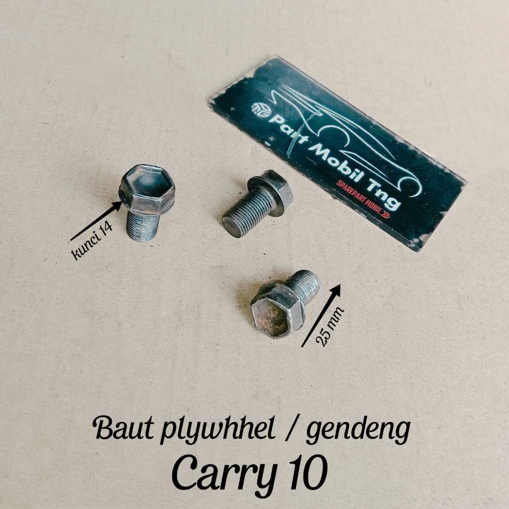 Baut Bolt Flywheel Roda Gendeng Suzuki Katana/Carry 1.0 1000cc Per Pcs