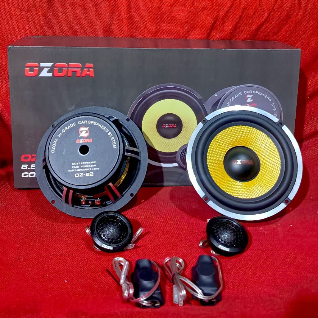 Speaker Split Ozora OZ-22 | Suara Jernih & Detail, Cocok Untuk SQ