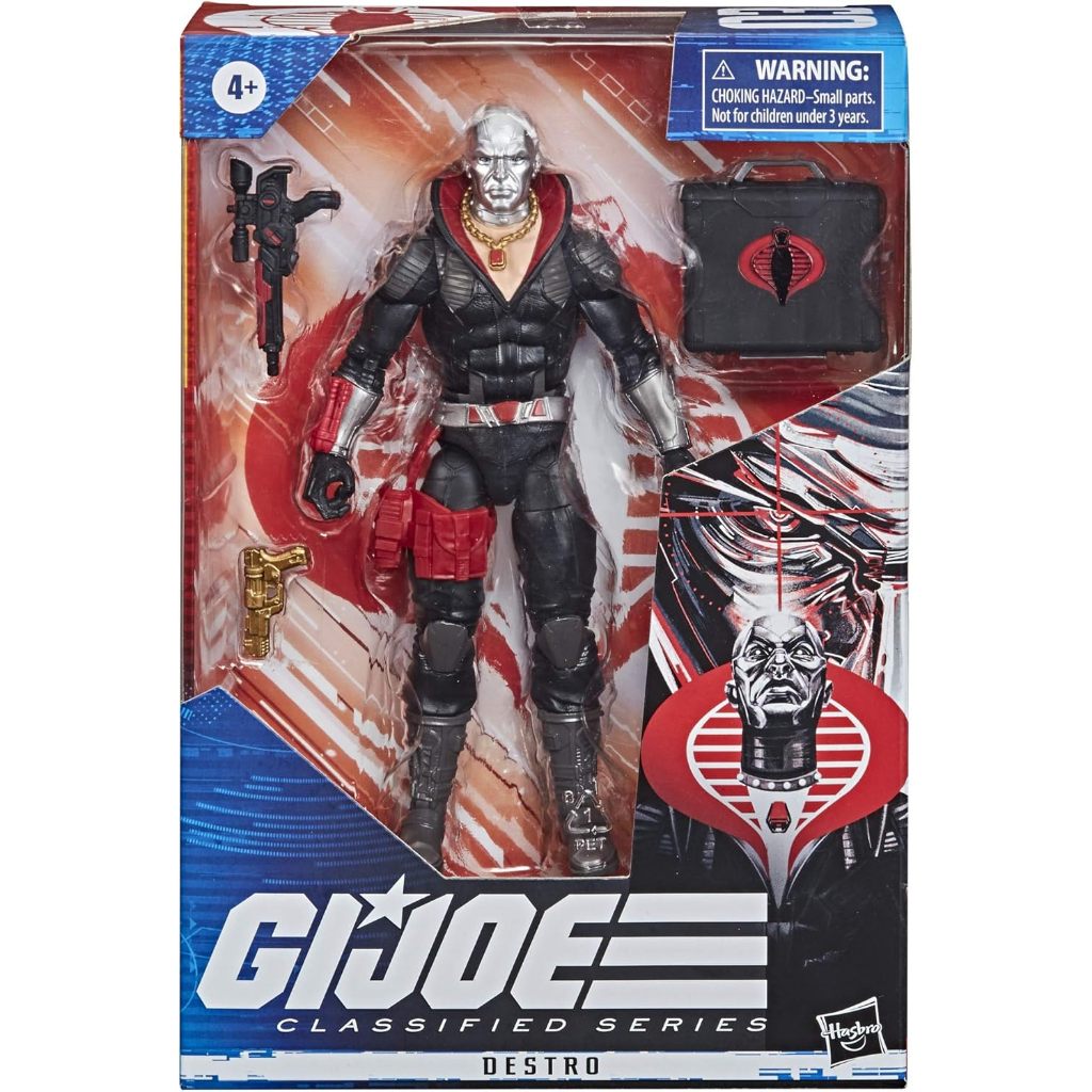 SPECIAL HASBRO G.I. JOE CLASSIFIED SERIES DESTRO ACTION FIGURE 03 MAINAN PREMIUM KOLEKSI DENGAN