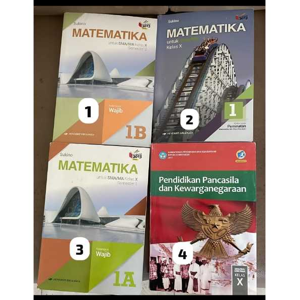 buku paket bekas SMA X