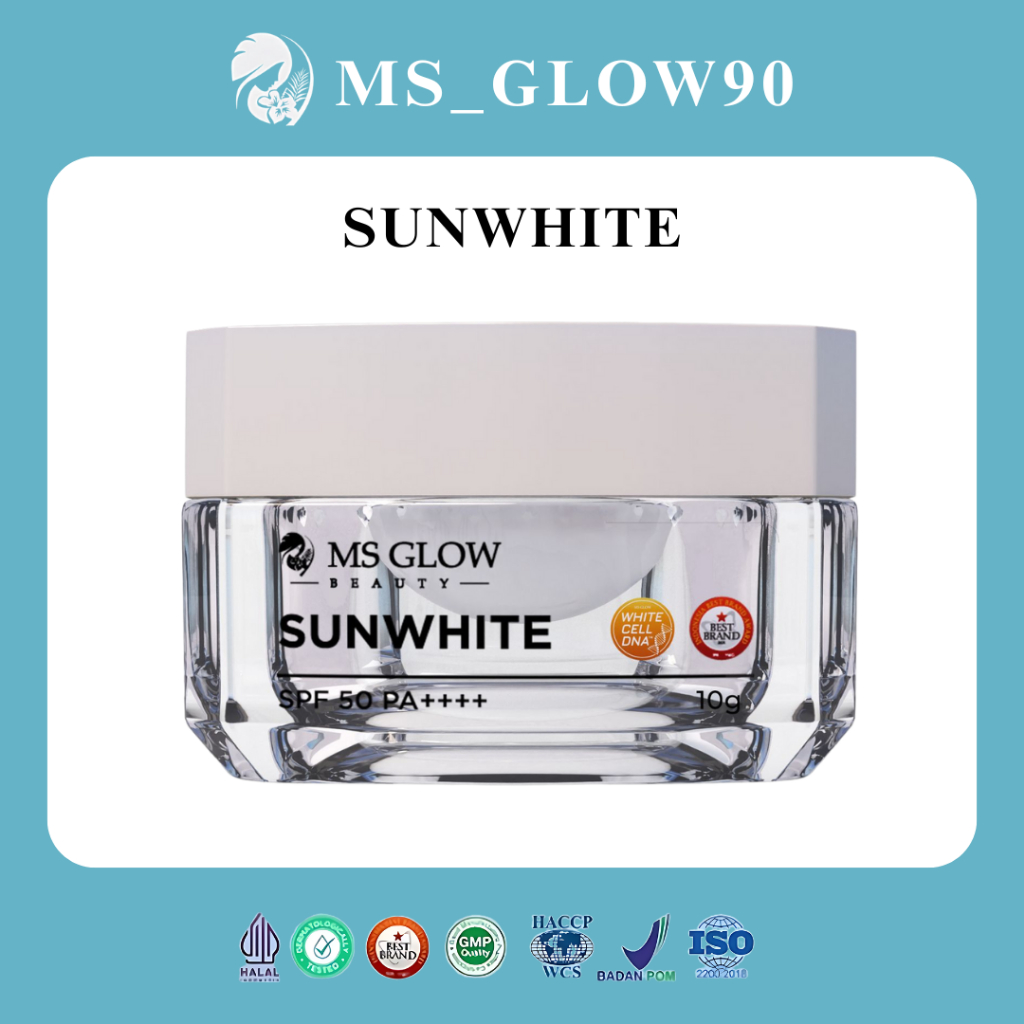 SUNWHITE MS glow CREAM SPF 50/ JJ Glow New Formula Sunscreen