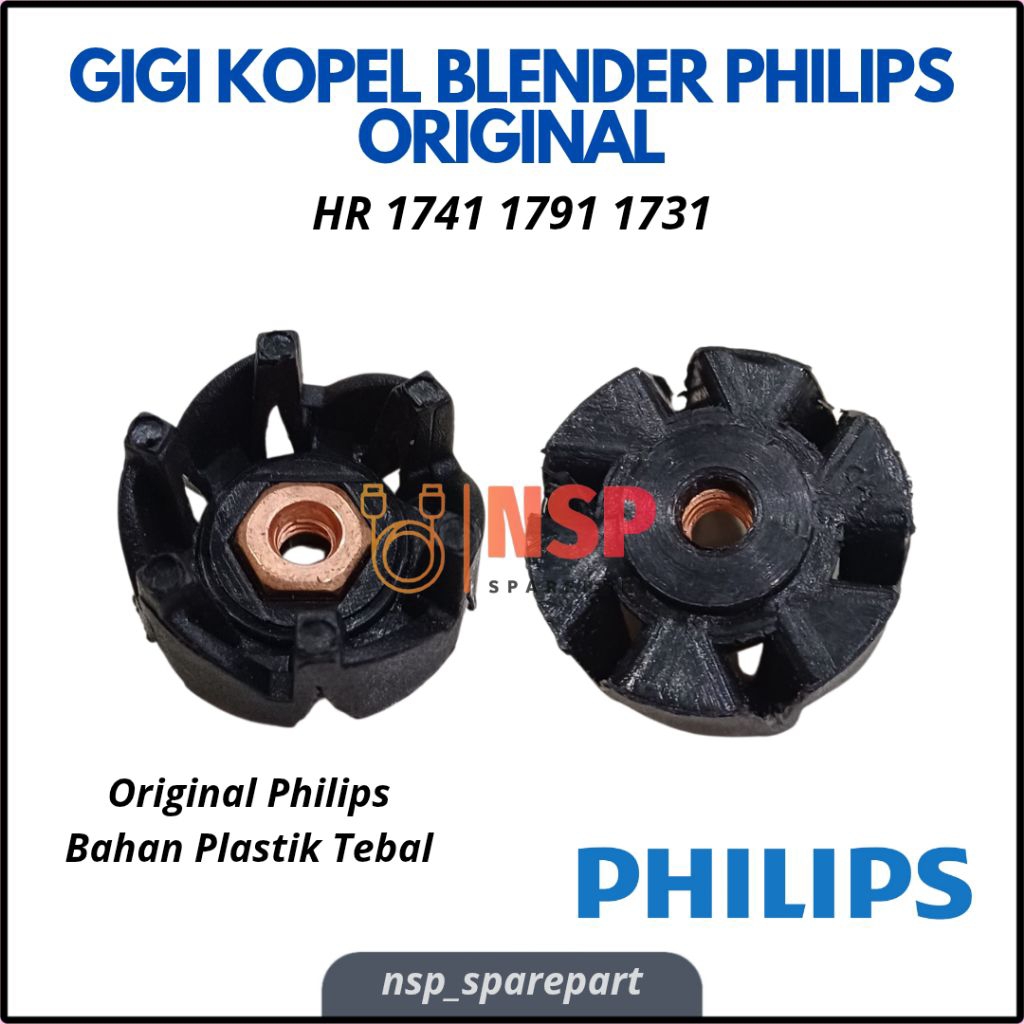 GEAR GIGI KOPEL BLENDER ORIGINAL PHILIPS HR 1741 1791 1731 PLASTIK TEBAL