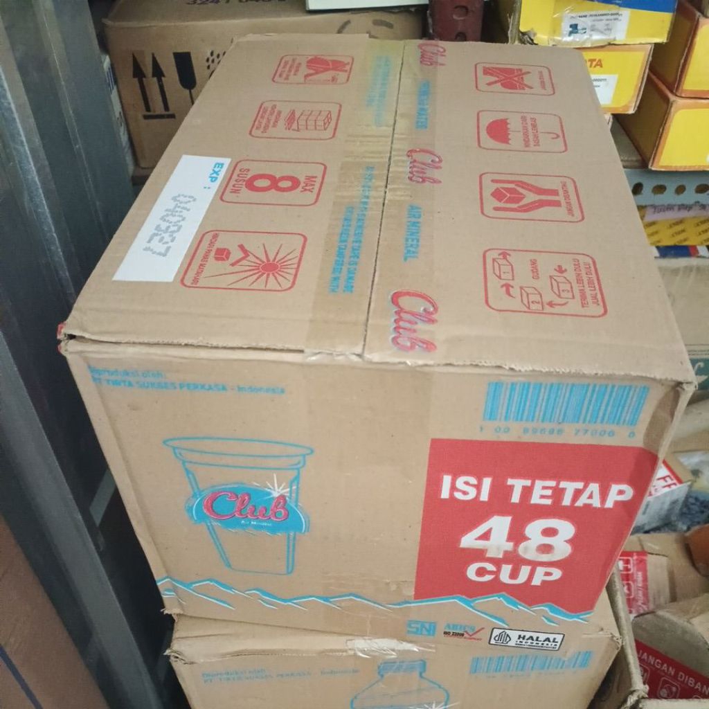 Club air minum Gelas isi 48 cup.1 dos