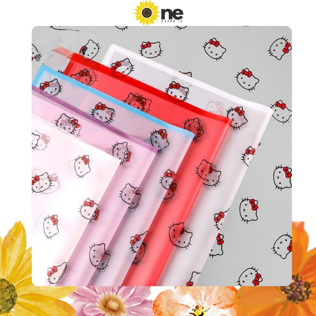 

One Paper - Kertas Kado Motif Flower Wrapping Cellophane Ecer Kertas Buket Bunga Hand Bouquet KB81