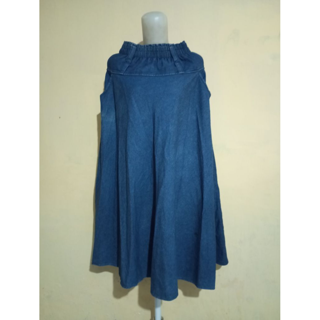 Rok cantik, panjang, pendek, span, kulot, celana, jeans, katun, bawahan cewek preloved (bekas) bukan
