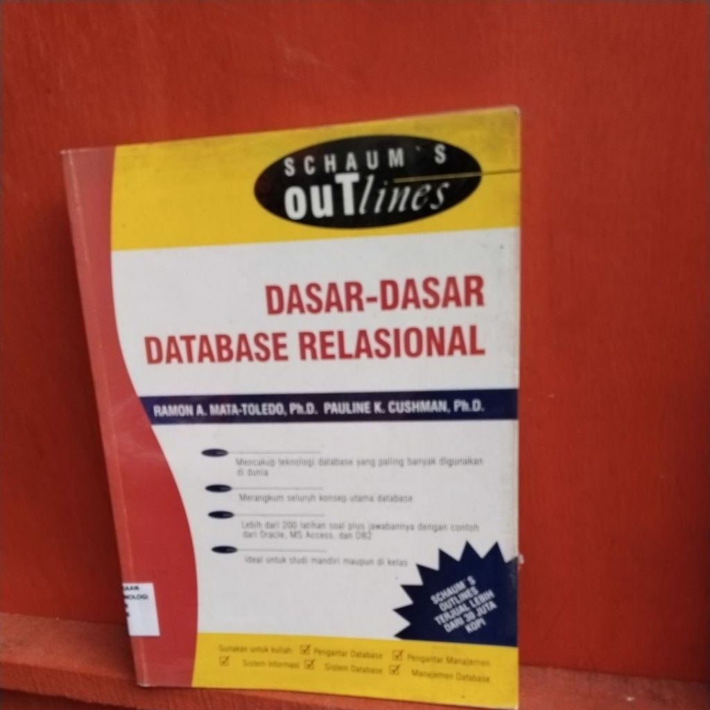 buku bekas original dasar-dasar database relasional schaum